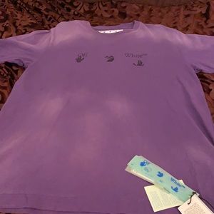 NWT OFF White men’s faded T-Shirt
